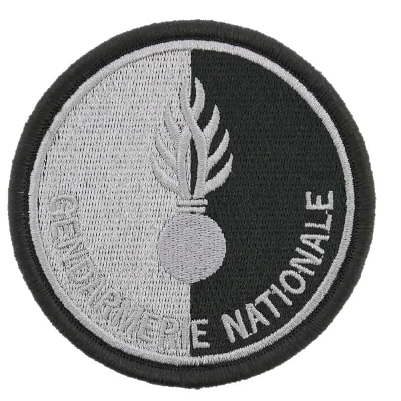 Ecusson tissu gendarmerie gendarmerie nationale noir – DMB - Accessoires pratiques maison pour un intérieur plus fonctionnel - {'count': 1, 'name': 'Uniforme'}