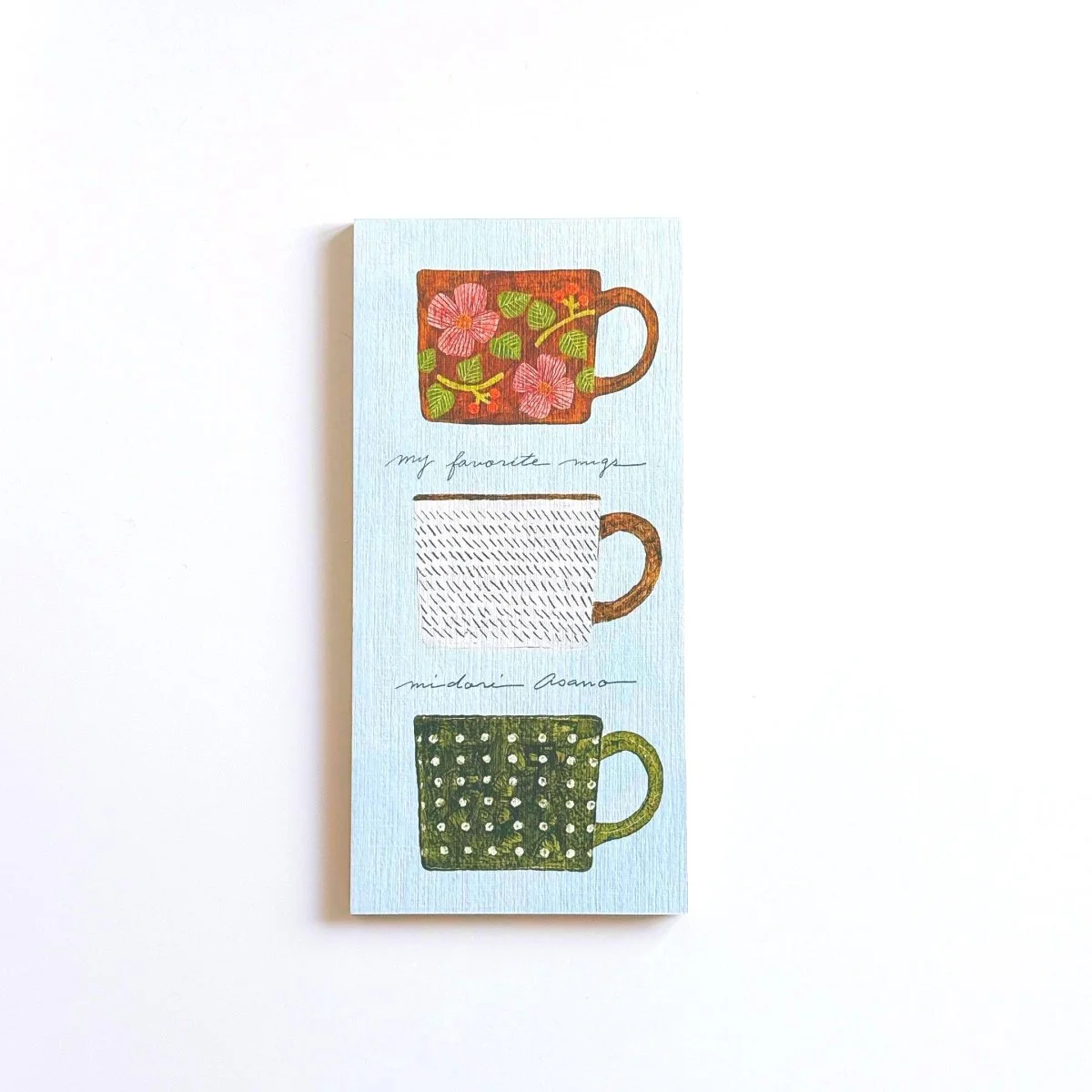Bloc Notes Tasses Thé Préférées Organisation maison solutions rangement