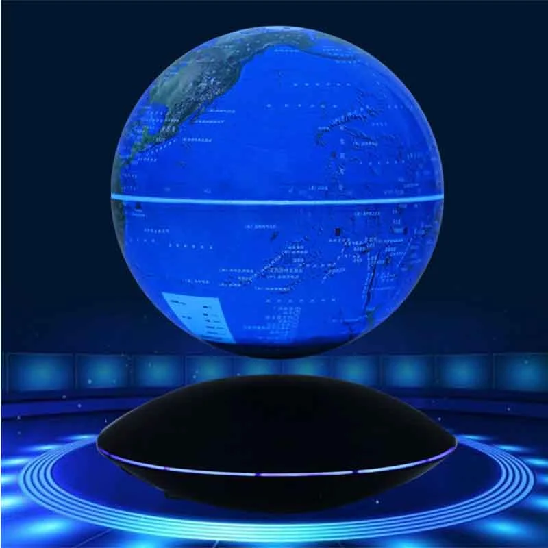 Globe terrestre lumineux lévitation magnétique - Saldi Straordinari – Offerte Speciali Disponibili Adesso - globe flottant globe lévitation