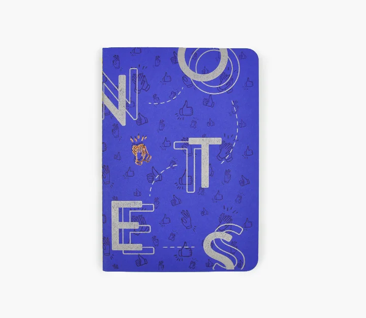 Carnet de notes cousu – NOTES (Indigo) - Vins Rouges Harmonieux pour Chaque élevage Occasion