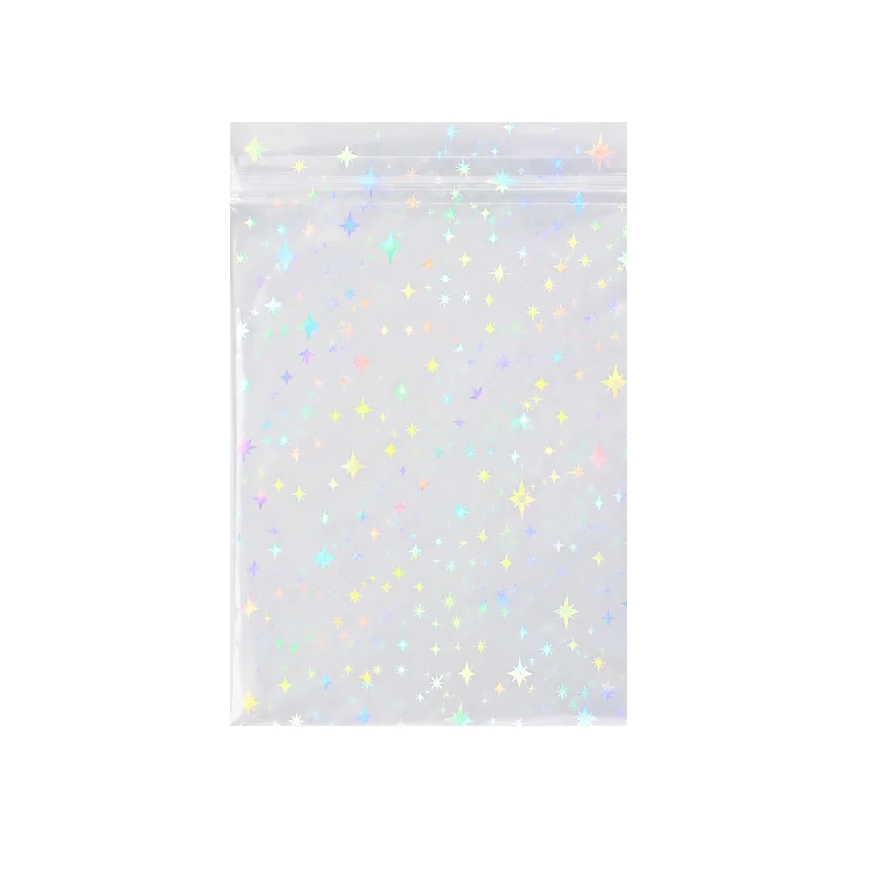 Lot de Pochettes Holographiques Etoilées - Organisation de la maison avec des solutions de rangement - {'count': 1, 'name': 'puzzles'}