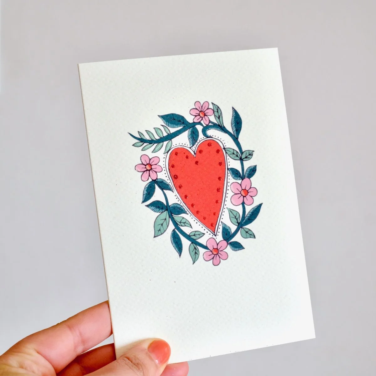 Carte Scintillante Victorian Heart - Organisation de la maison Étagère avec des solutions de rangement