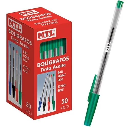 Paquet de 50 stylo à bille Vert – MTL - Organisation de coin la maison avec des solutions de rangement