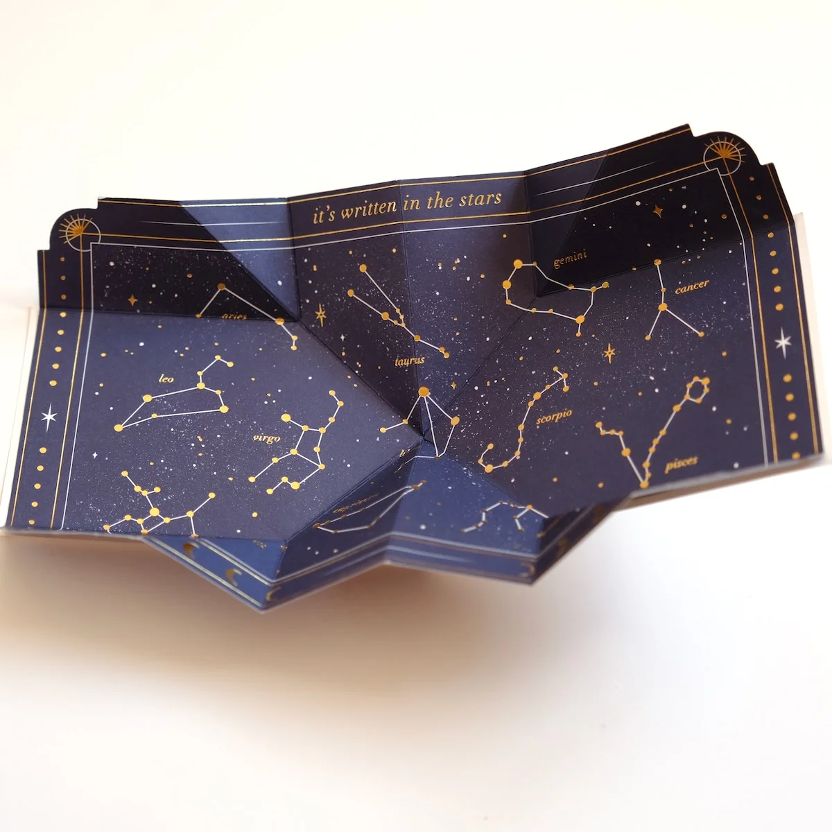 Mini Carte Pop Up – Constellation Map - Organisation de la maison avec des solutions de rangement Live #283: Rangement cartes – Projet pratique et 100% saisonnier - Missscrap