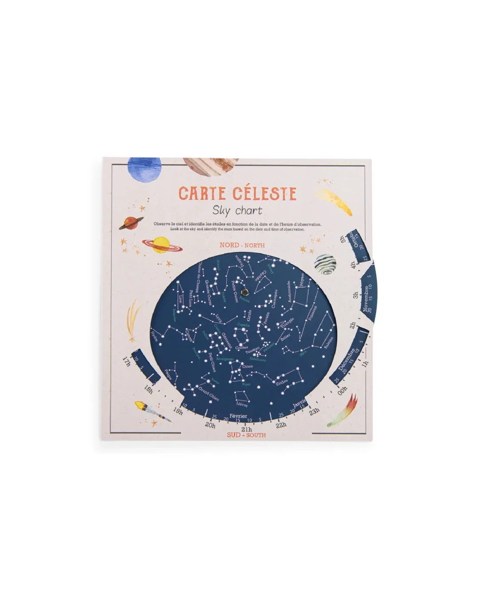 Carte céleste Moulin Roty Boutique Maman Bébé Produits Essentiels Quotidien