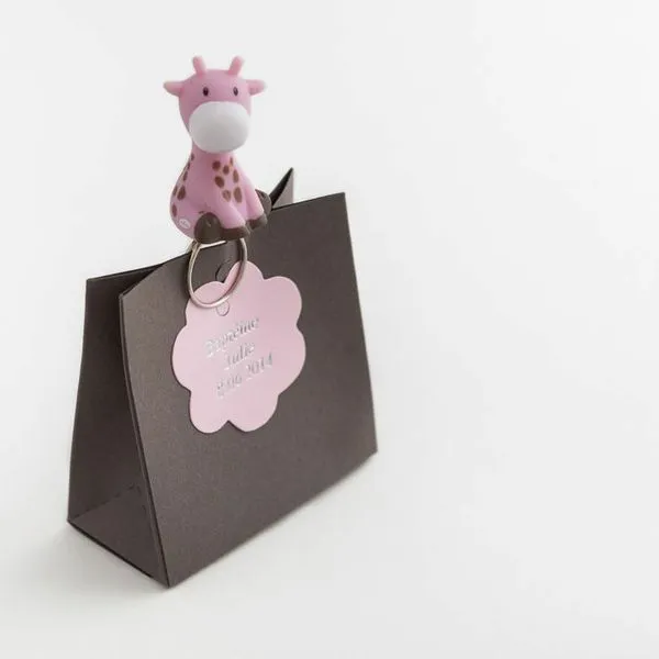 Marque page Girafe rose dragées baptême - ​Boulangerie-Pâtisserie | Pain au Levain & Viennoiseries​ - {'count': 1, 'name': 'Reviews'}
