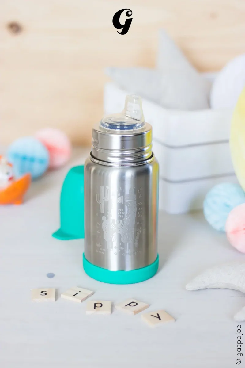 Gourde Sippy Inox 350ml – Gaspajoe - Édition Limitée – L’Art Hydratez de la Table Française en Promotion !