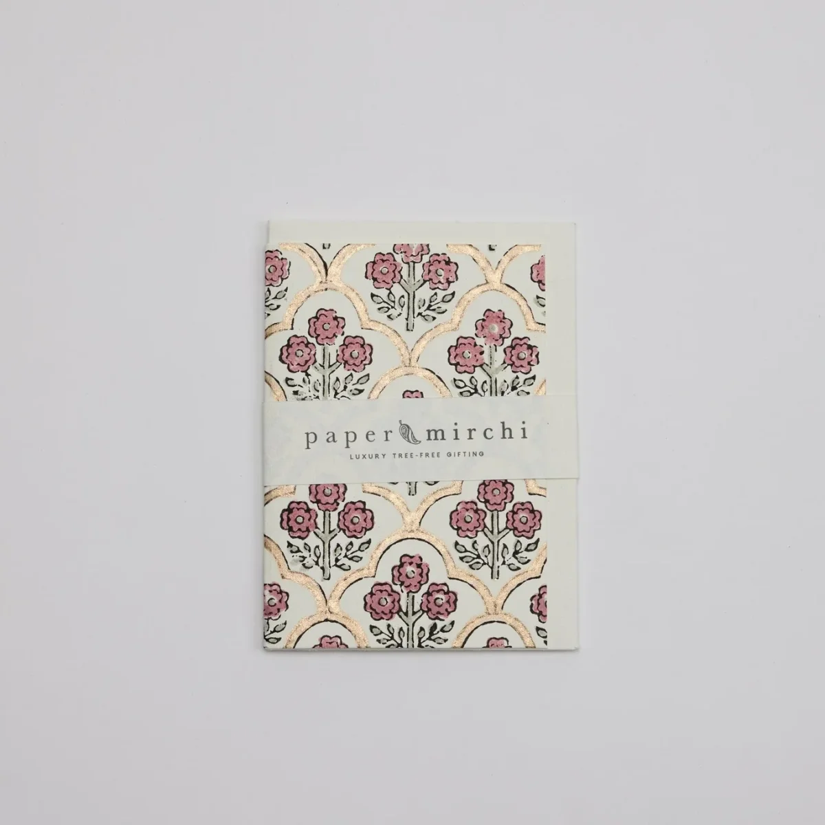 Carte Vœux Block Treillis Rose Terre Papier Mirchi Organisation maison solutions rangement