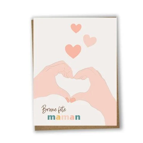 Lili Graffiti Carte Souhait Bonne Fête Maman||Lili Graffiti Greeting Card Bonne Fête Maman Boutique Bébé Ligne Soins Jouets Articles Maison
