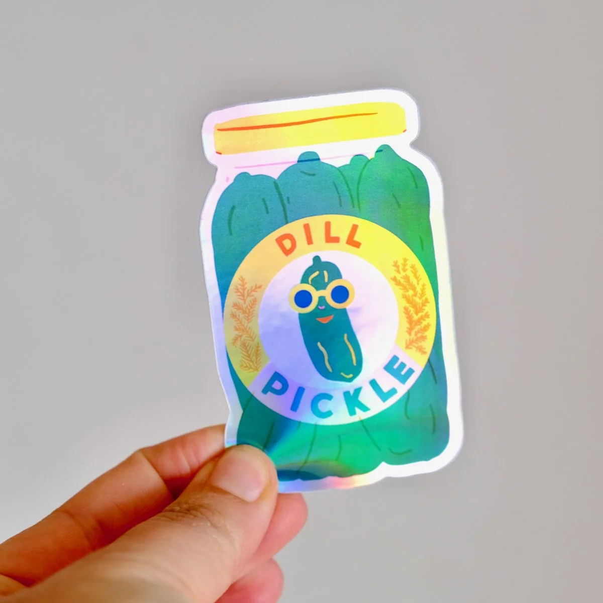Sticker Holographique Pickles - Organisation de la maison avec des solutions de rangement - sous sol organisation maison solution rangement