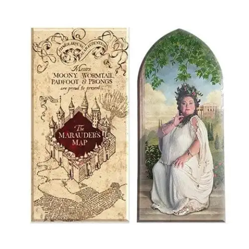 Set de 2 Magnets - Carte du Maraudeur et la Grosse Dame - E-shop mondial – Produits durables, modernes et accessibles partout - {'count': 1, 'name': 'jocat'}