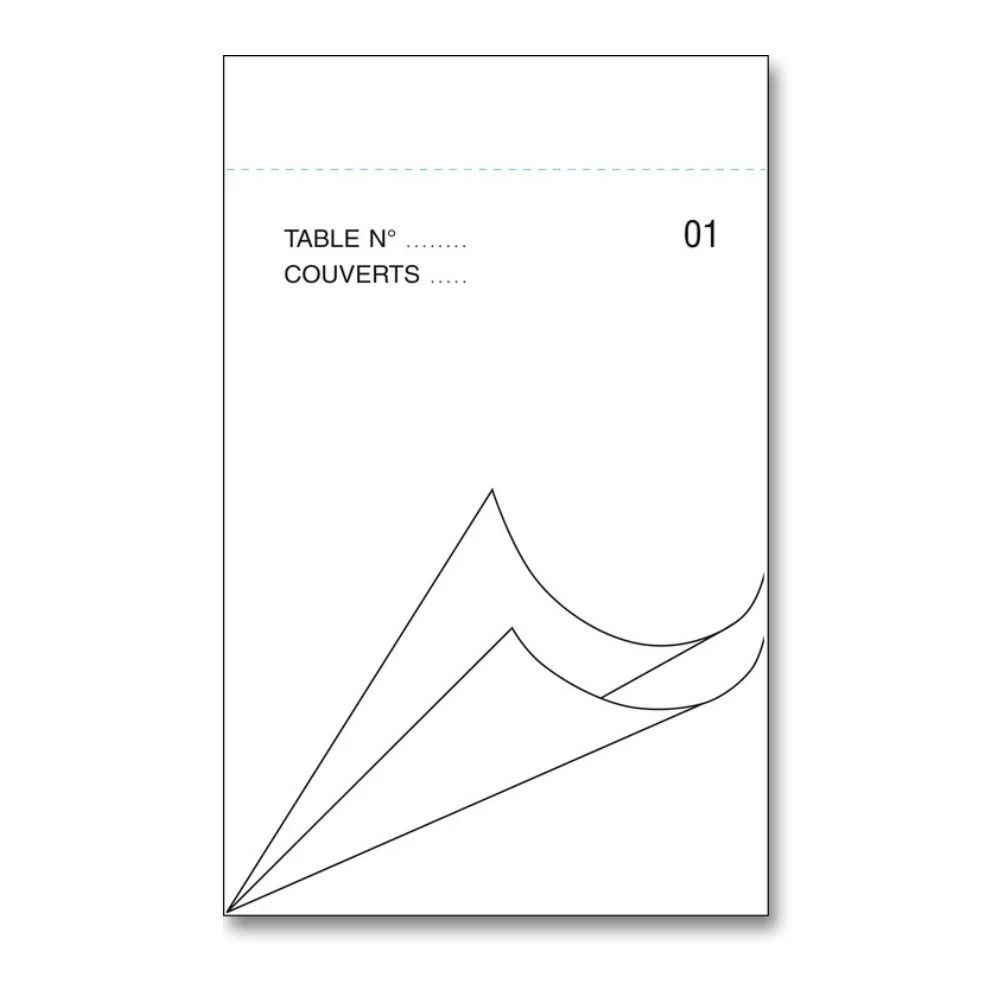 Bloc Maitre d’Hotel Papier Autocopiant exemplaires feuillets Organisation maison solutions rangement