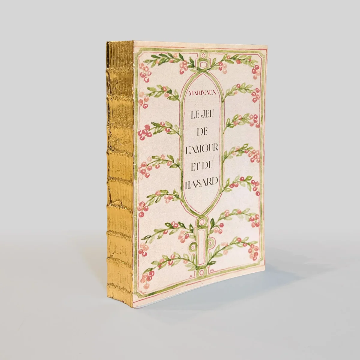 Carnet Livre Gold XS Jeu l’Amour Hasard Organisation maison solutions rangement