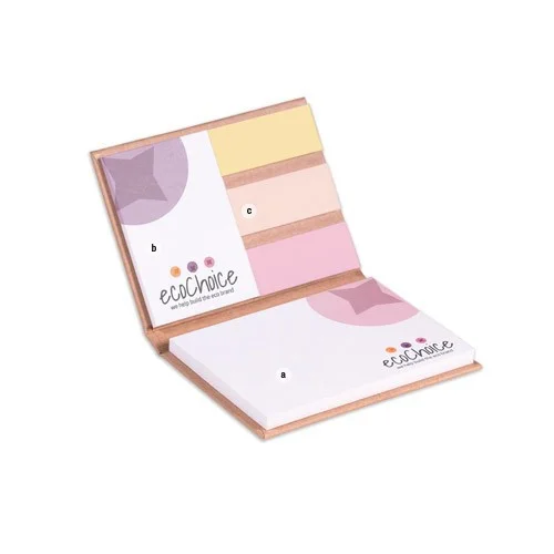 Notes adhésives index et repositionnables dans coffret rigide en papier recyclé – COMBE1 - Saldi Straordinari – Offerte Speciali Disponibili Adesso