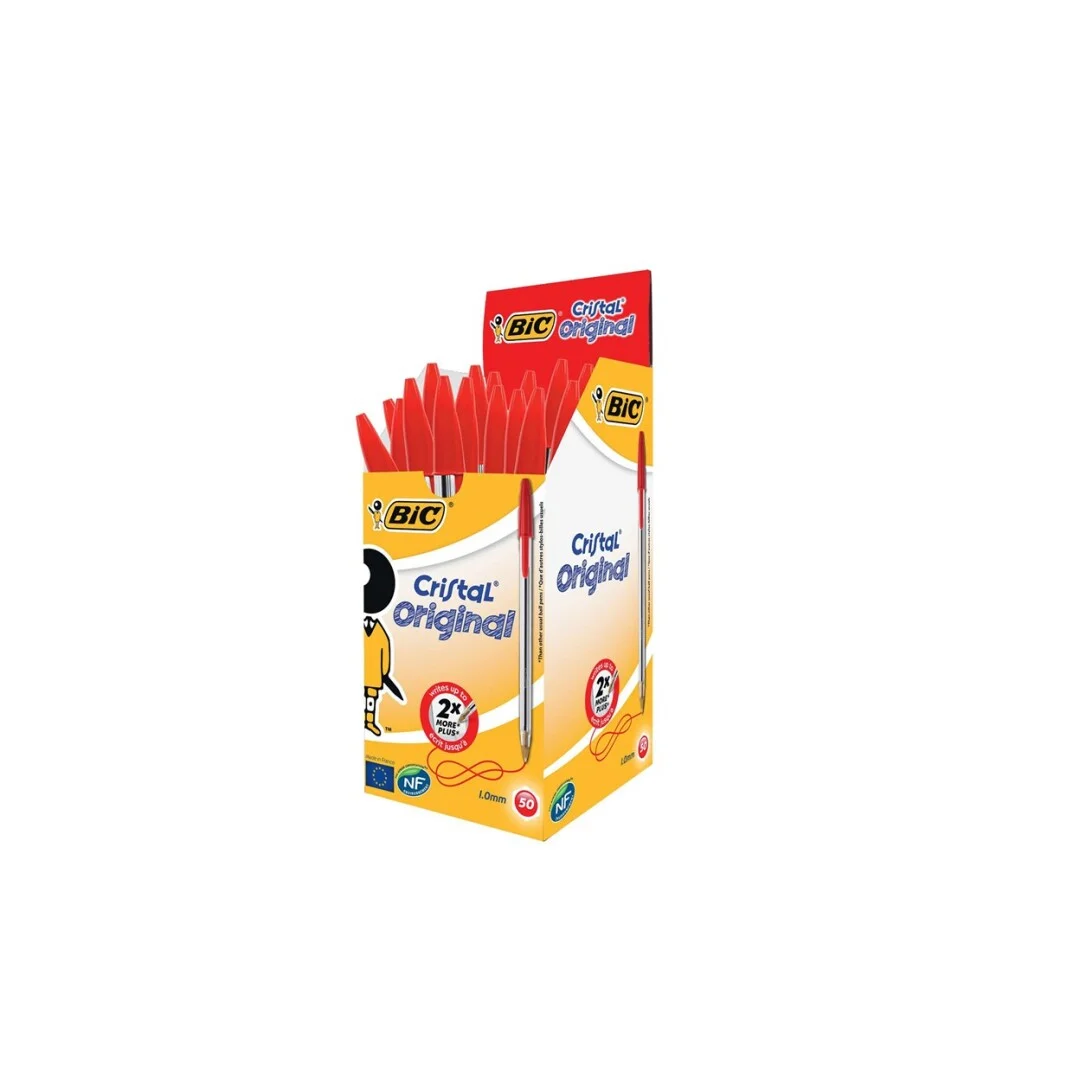 Stylo Cosmétique ROUGE 3619-U (unité) – Bic Cristal - Organisation de la maison avec des solutions de rangement