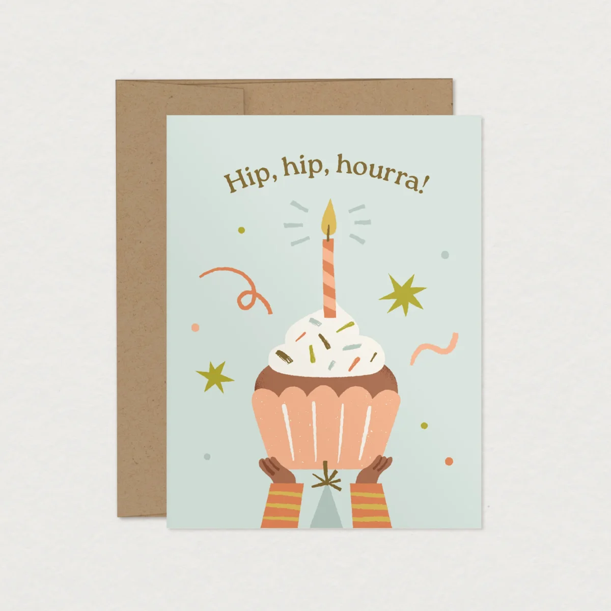 Mimosa Design Carte souhaits Hip hip Design Wish Card Hip hip Hooray Boutique Bébé Ligne Soins Jouets Articles Maison