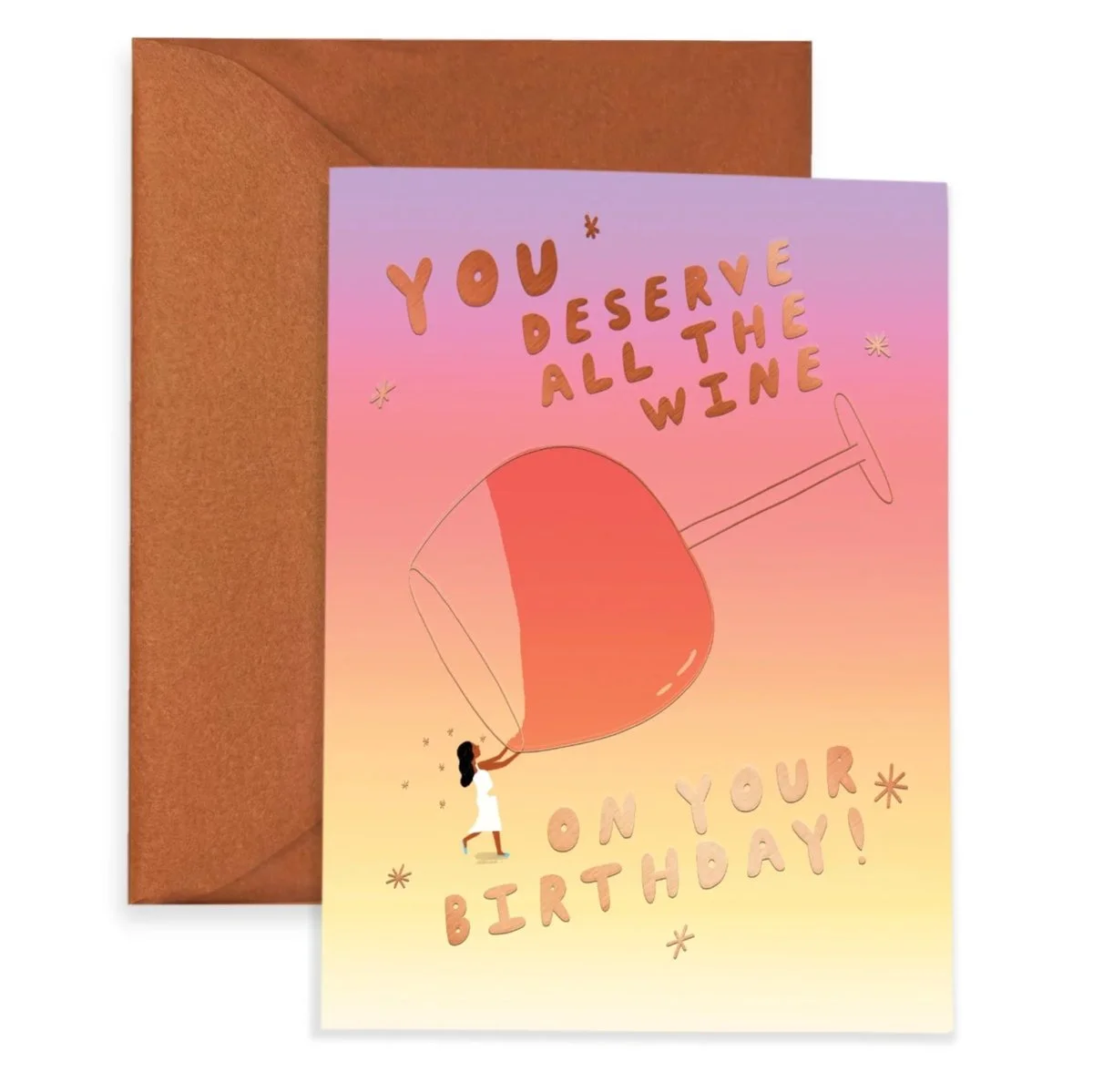 Carte Anniversaire You Deserve all the Wine - Organisation de la maison avec des solutions de rangement - home organiser carte organisation maison solution rangement