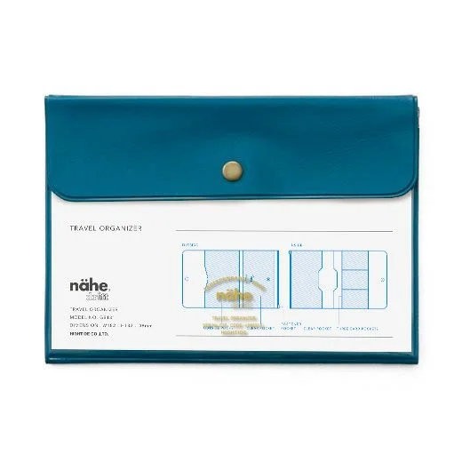 Organiser de Voyage A6 – Bleu Canard - Organisation de la maison avec des solutions de rangement - {'count': 1, 'name': 'organising'}
