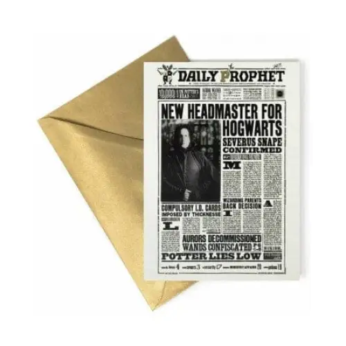 Carte + Enveloppe Minalima Severus Rogue - E-shop mondial – créatifs Produits durables, modernes et accessibles partout