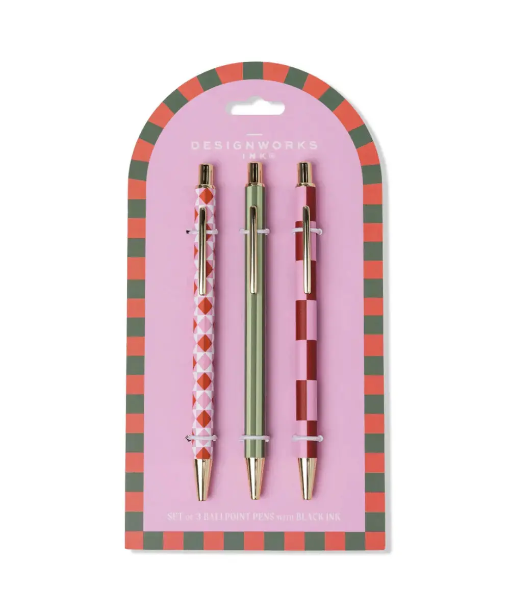 Set de 3 Stylos Losanges, Rayures, Carreaux | Adopo - Univers maison et accessoires utiles pour une vie simplifiée Pyralidsg 8 Pièces Stylo Joint Carrelage Beige, Imperméable Stylos pour  Joints de Carrelage, Séchage Rapide Stylo de Carrelages, Rénovateur de  Coulis pour Cuisine Salle de