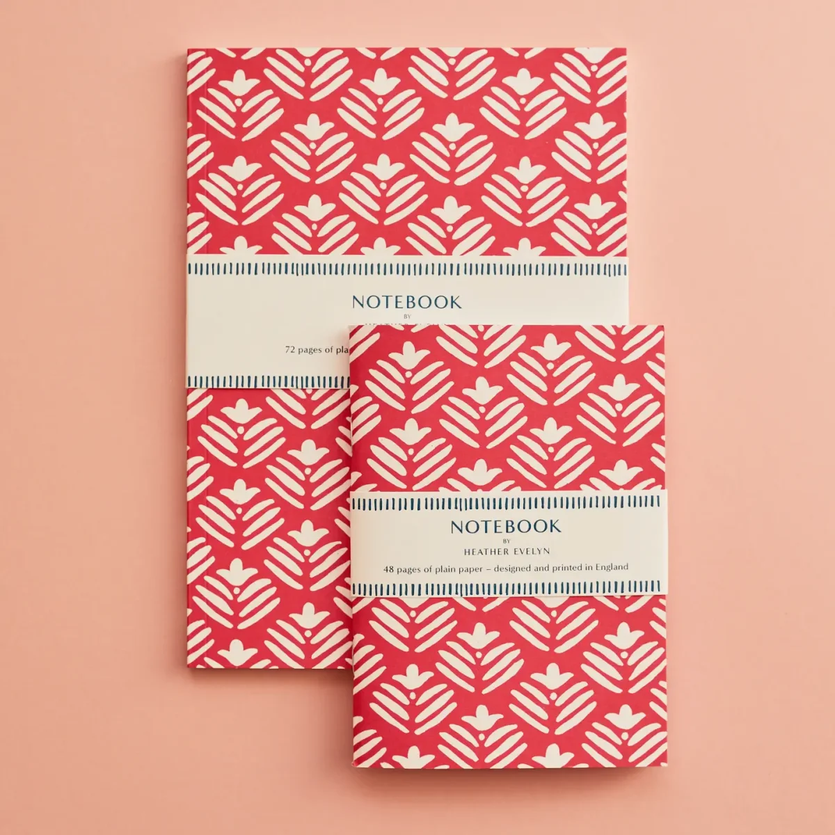 Carnet Format A6 Fleur Rose Heather Evelyn Organisation maison solutions rangement