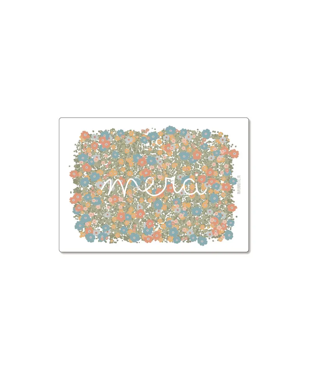 Carte Postale "Merci" | Papier Poetic - Univers maison et accessoires utiles pour une vie simplifiée Carte Merci Beaucoup – Pigments