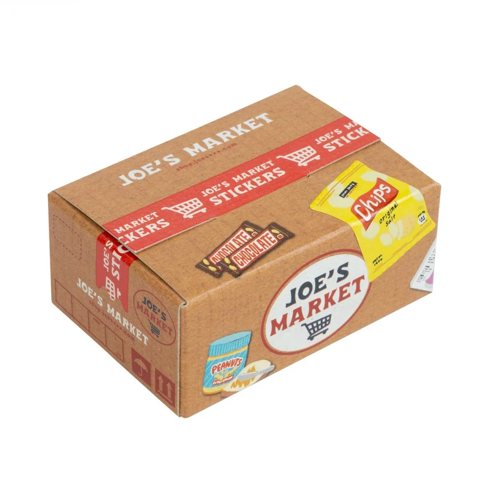 Stickers Caisse Produits Joe’s Market Organisation maison solutions rangement