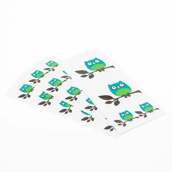 Stickers chouette Lot ​Boulangerie Pâtisserie Pain Levain Viennoiseries