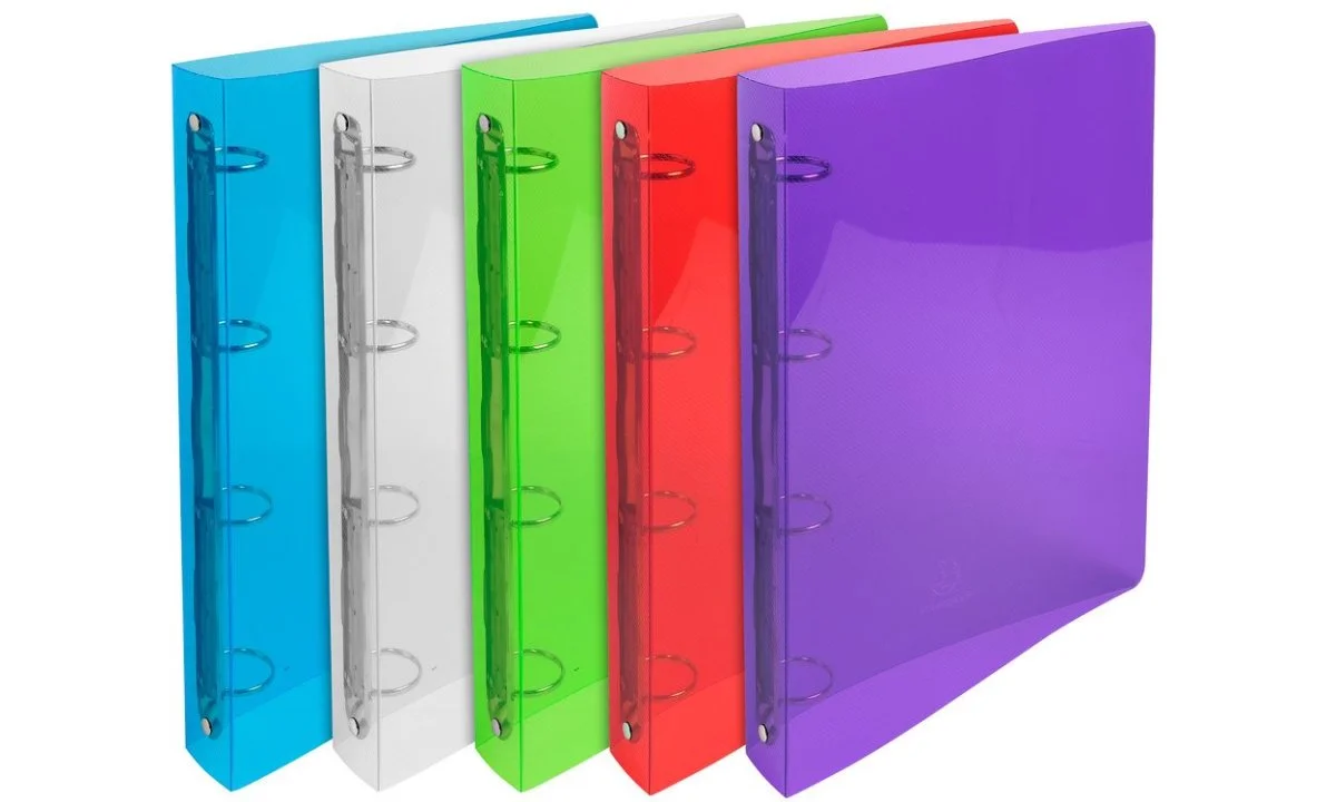 Classeur Souple Crystal Anneaux mm Exacompta Organisation maison solutions rangement