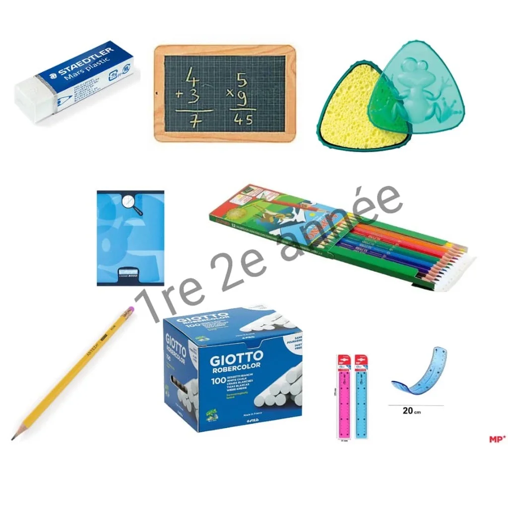 Kit Fournitures Scolaires Première et Deuxième année, Système Nationale(1érè & 2ème Année SN). - Organisation de la maison avec des solutions de rangement Generic Optimisez votre espace avec un rangement compact et