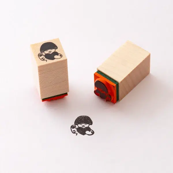 Petit Tampon Chat Champignon Coeur - Organisation de Moderne la maison avec des solutions de rangement