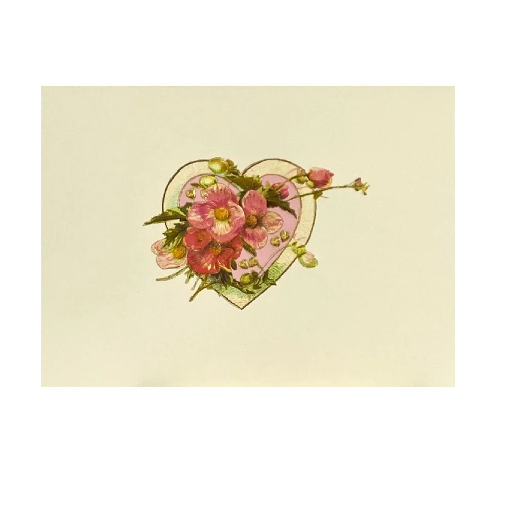 Carte Coeur Fleurs Rose Organisation maison solutions rangement