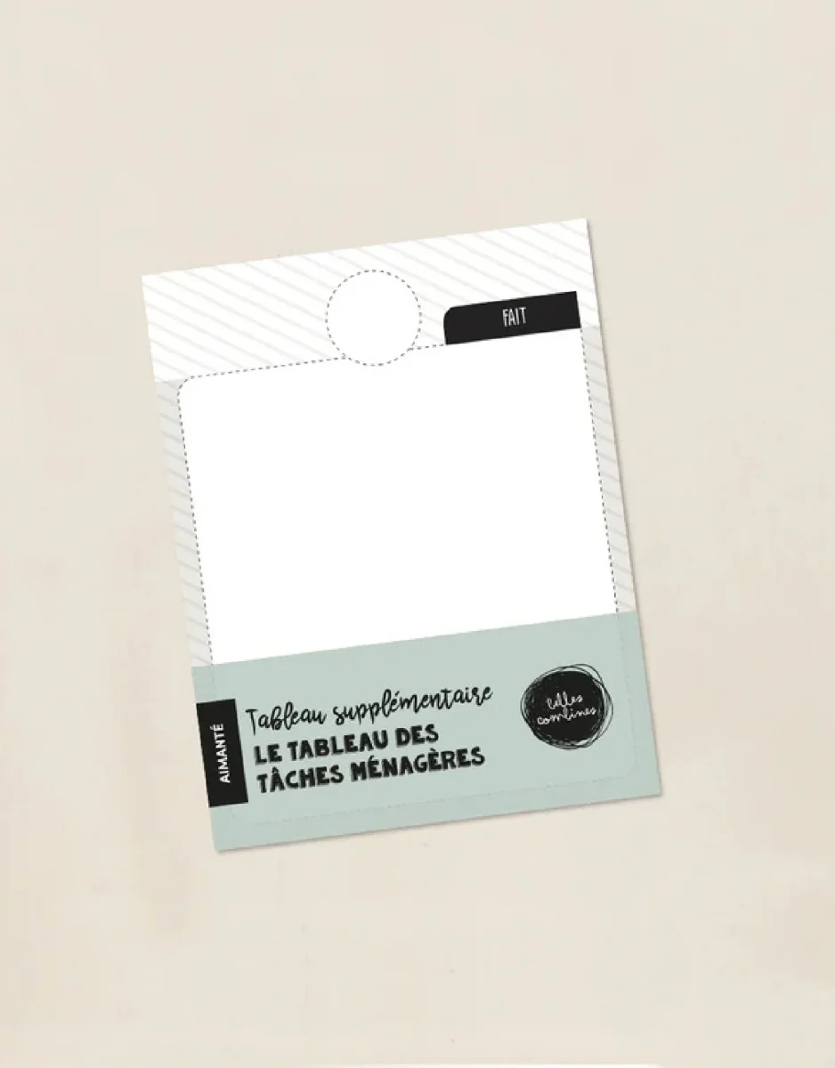 Tableau supplémentaire - Tableau des tâches ménagères - Les belles combines - Boutique Maman & Bébé – Produits Essentiels au Quotidien - {'count': 1, 'name': 'AR'}