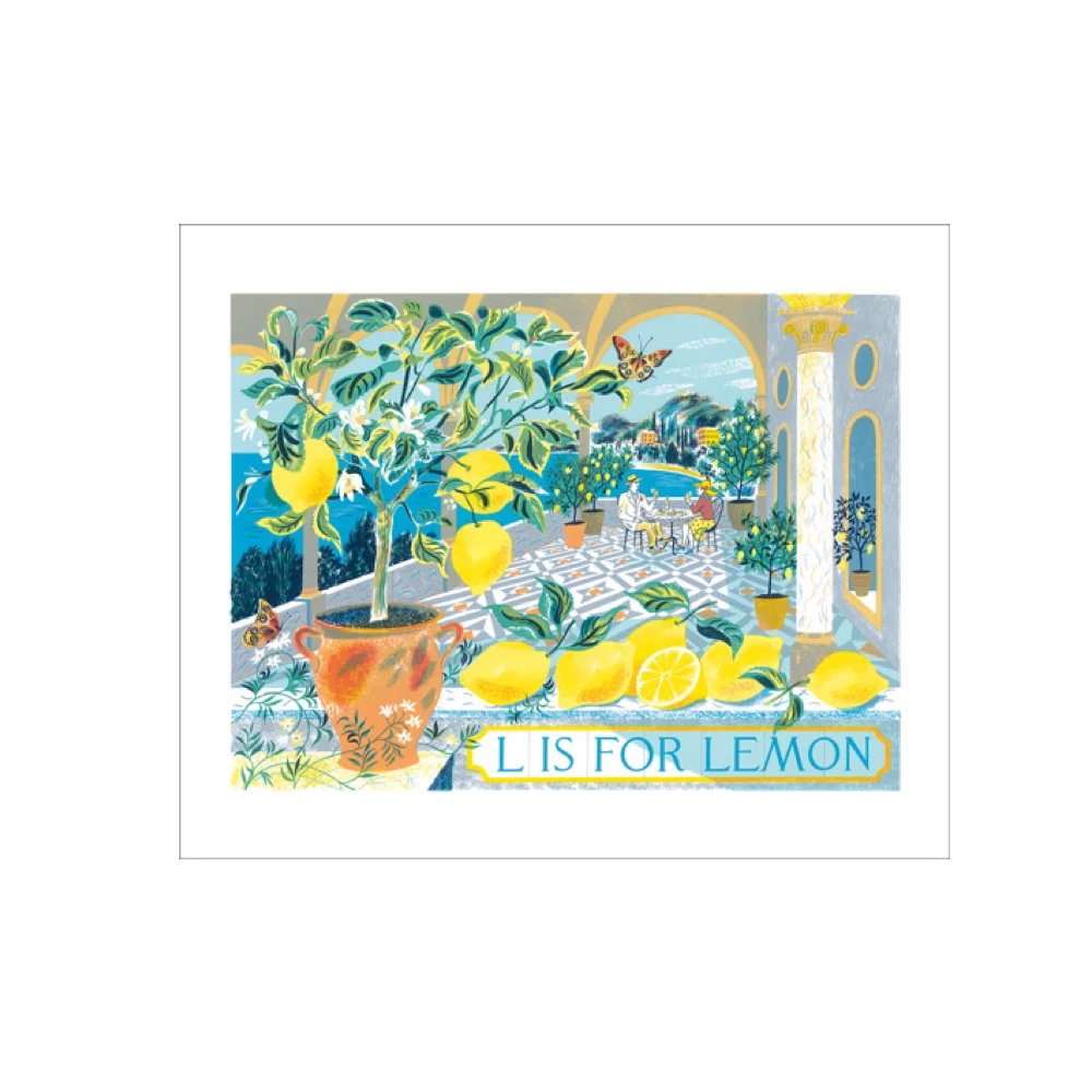 Carte voeux Alphabet for Lemon Organisation maison solutions rangement
