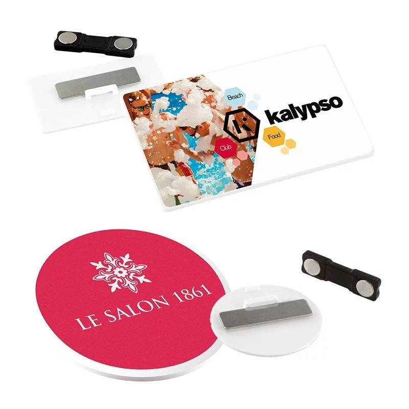 Badge plastique ABS Saldi Straordinari Offerte Speciali Disponibili Adesso