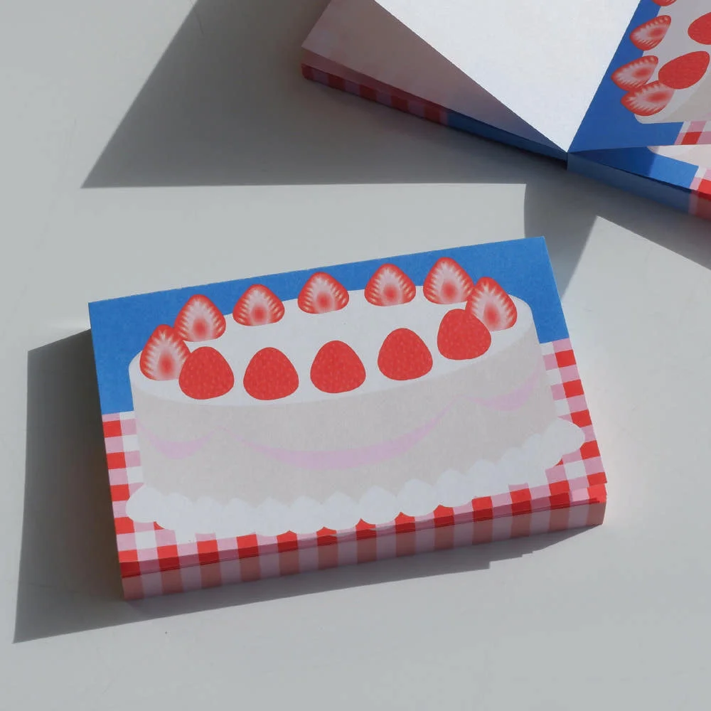 Strawberry Cake Memo Pad - Organisation de la maison avec des solutions de rangement - Comment ranger efficacement