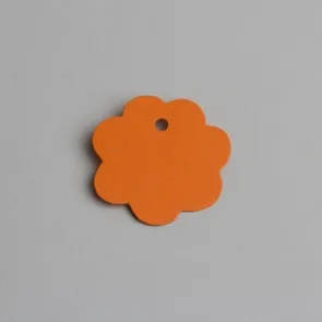 Étiquette à dragées – Fleur – Orange - ​Boulangerie-Pâtisserie | Pain au Levain & Viennoiseries​ - {'count': 5, 'name': 'Pain'}