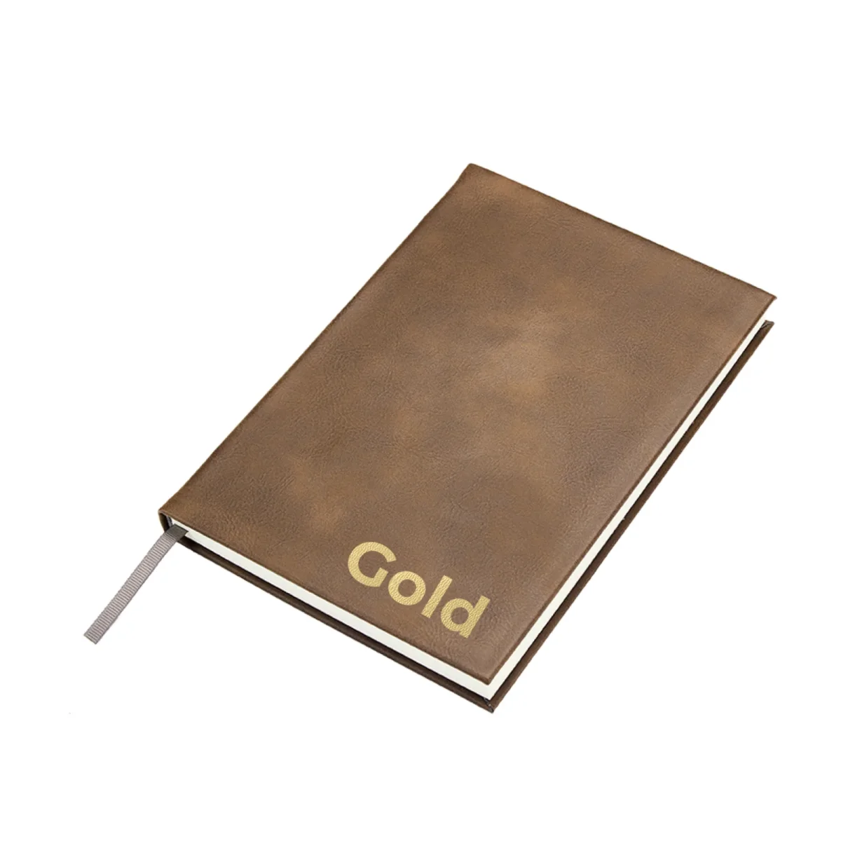 Cahier en cuir PU du brun au doré, gravable au laser - E-shop mondial – Produits durables, modernes et accessibles partout Cahier à couverture rigide personnalisée petit journal ligné A5 en cuir PU  cadeau d'entreprise carnet à lignes Cc_Pl024