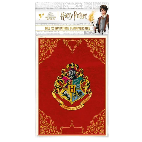 12 Invitations Anniversaire Harry Potter + Enveloppes & Sceaux - E-shop mondial – Produits durables, modernes et accessibles partout Cartes d'invitation avec enveloppe - Etsy France