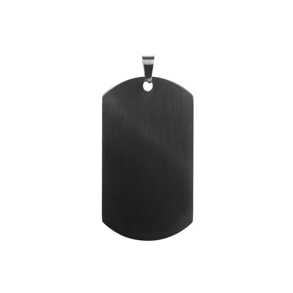 Pendentif militaire en acier inoxydable noir (10 titane pièces) - E-shop mondial – Produits durables, modernes et accessibles partout