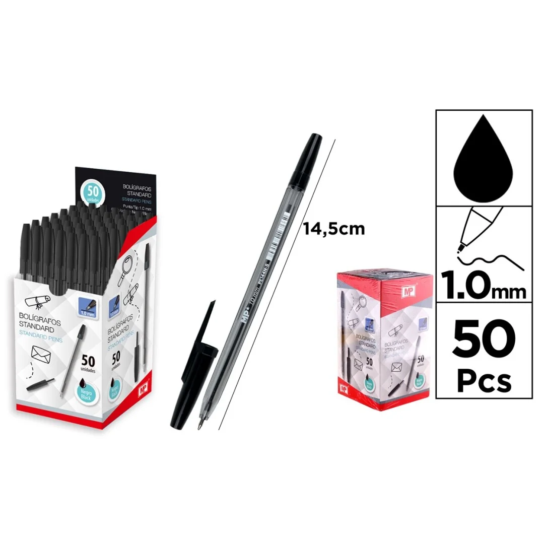 Paquet de stylo noir avec point de 1.0MM – Madrid Papel - Organisation de la maison avec des solutions de rangement Calaméo - Tarif COTTE-MARTINON 2017