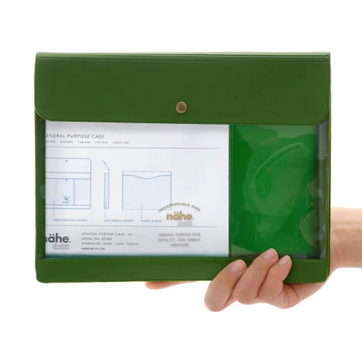 Pochette de Voyage A5 – Vert Pré - Organisation de la maison avec des solutions de Voyage rangement