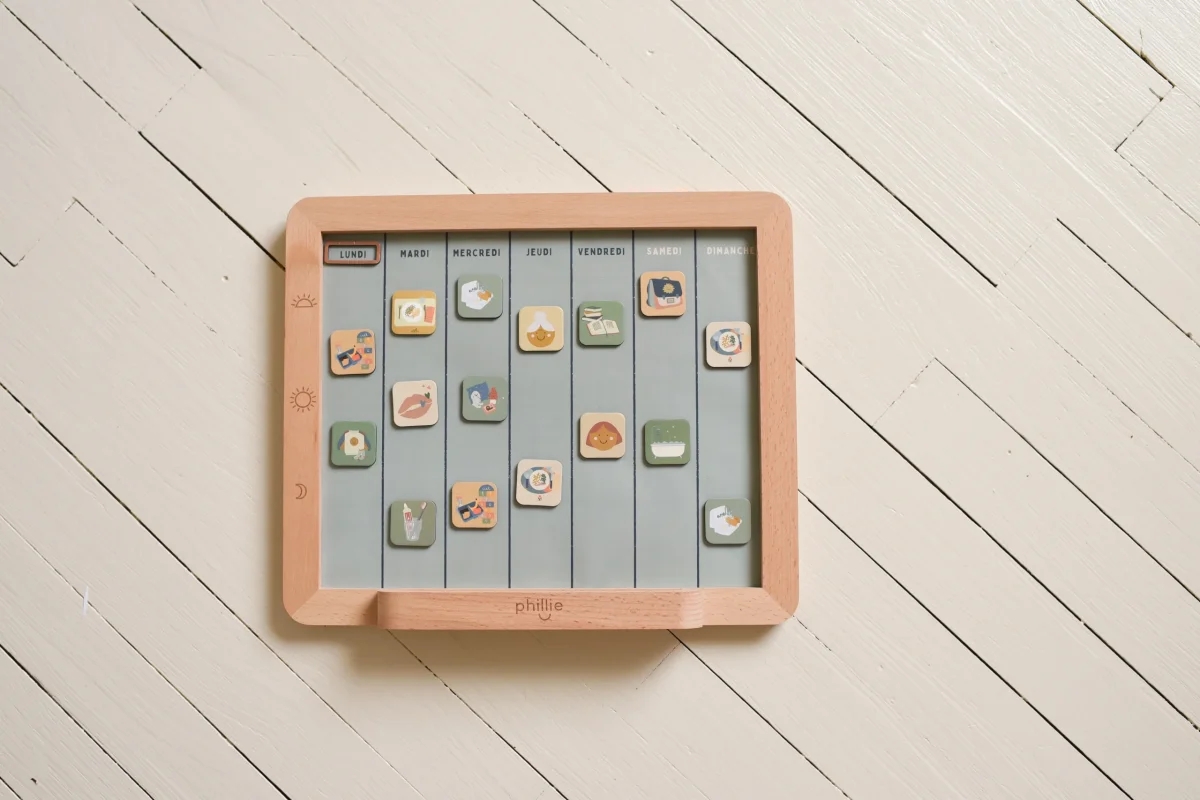 semainier magnétique Boutique Bébé Ligne Soins Jouets Articles Maison
