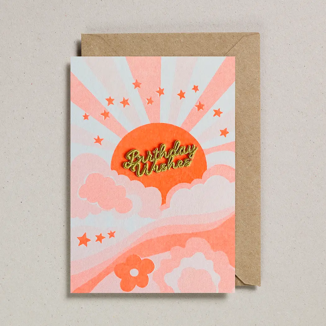Carte Brodée Birthday Wishes - Organisation de la maison avec des solutions de Capacité rangement