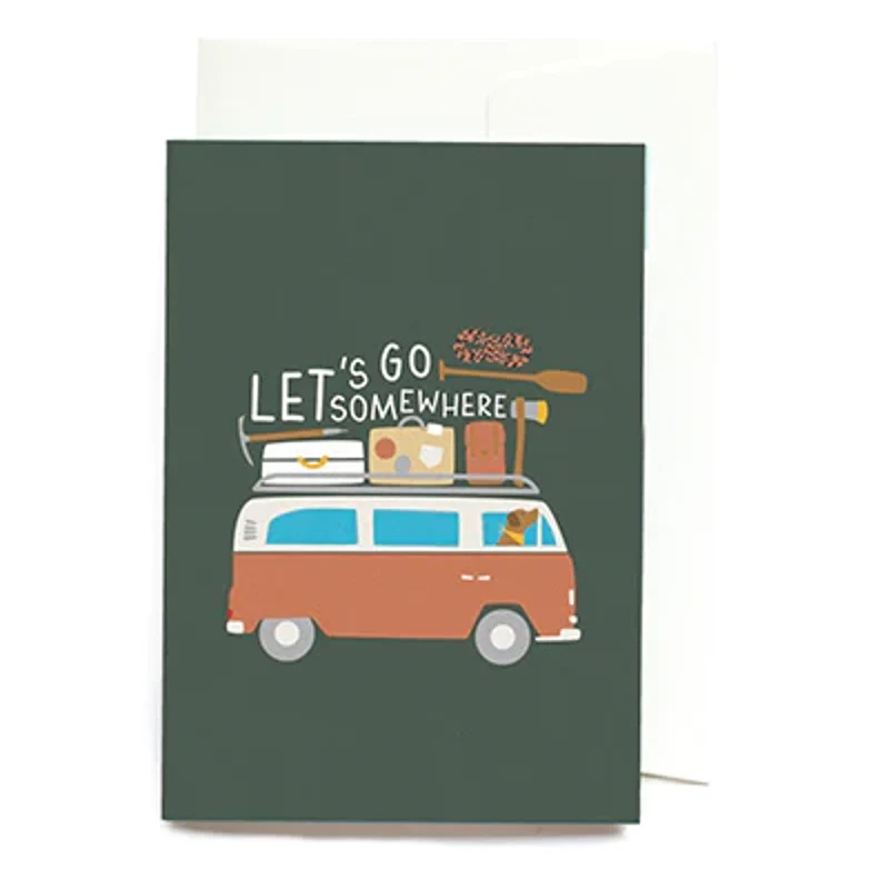 Carte avec enveloppe - Let's Go Somewhere - Saldi Straordinari – Offerte Speciali Disponibili Adesso - Carte électorale