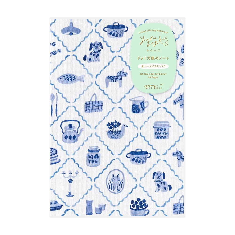 Carnet Yuru Log – Bleu Scandinave - Organisation de la maison avec des solutions de rangement Découvrez nos astuces pour un rangement maison absolument parfait.