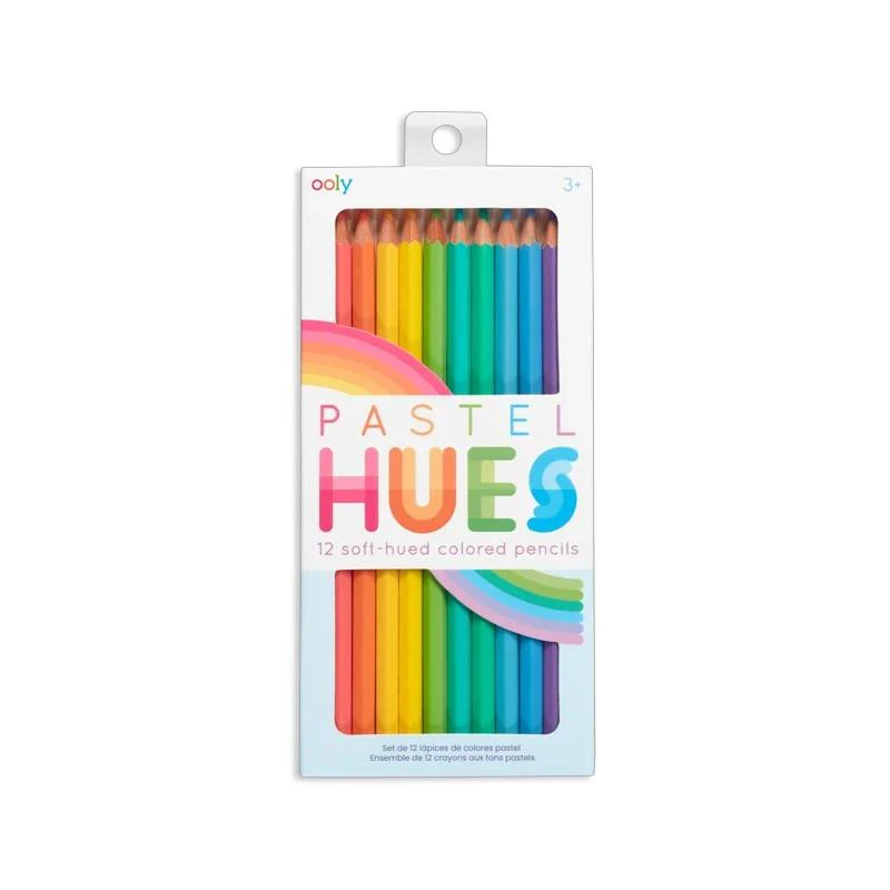 Ooly - Ensemble de 12 Crayons de Bois - Tons Pastels||Ooly - Set of 12 Soft-Hued Colored Pencils - Boutique Bébé en Ligne : Soins, Jouets et Articles Maison Coffret bois 84 crayons pastel Pencils Caran d'Ache - Beaux-arts | Artmania