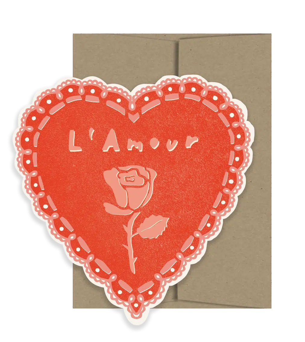 Carte de Voeux Amour - Organisation de la maison droits avec des solutions de rangement