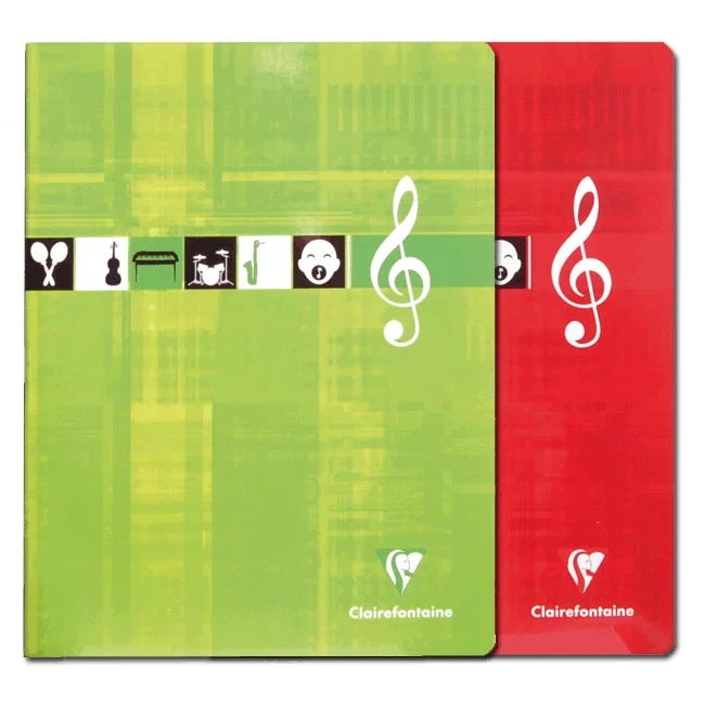 Cahier de musique 50 pages petit format (17×22) – Clairefontaine - Organisation de la maison avec des solutions de rangement Cahier de musique 17x22 cm Grands carreaux 48 pages CLAIREFONTAINE : le  cahier en coloris aléatoire à Prix Carrefour