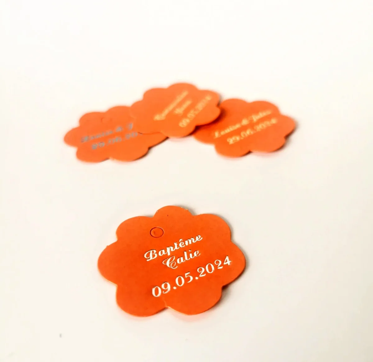 Etiquette dragées – Fleur Orange – Personalisée - ​Boulangerie-Pâtisserie | Pain au Levain & Viennoiseries​ Utiliser les étiquettes pour valoriser vos produits | Grands Moulins de  Paris | Grands Moulins de Paris